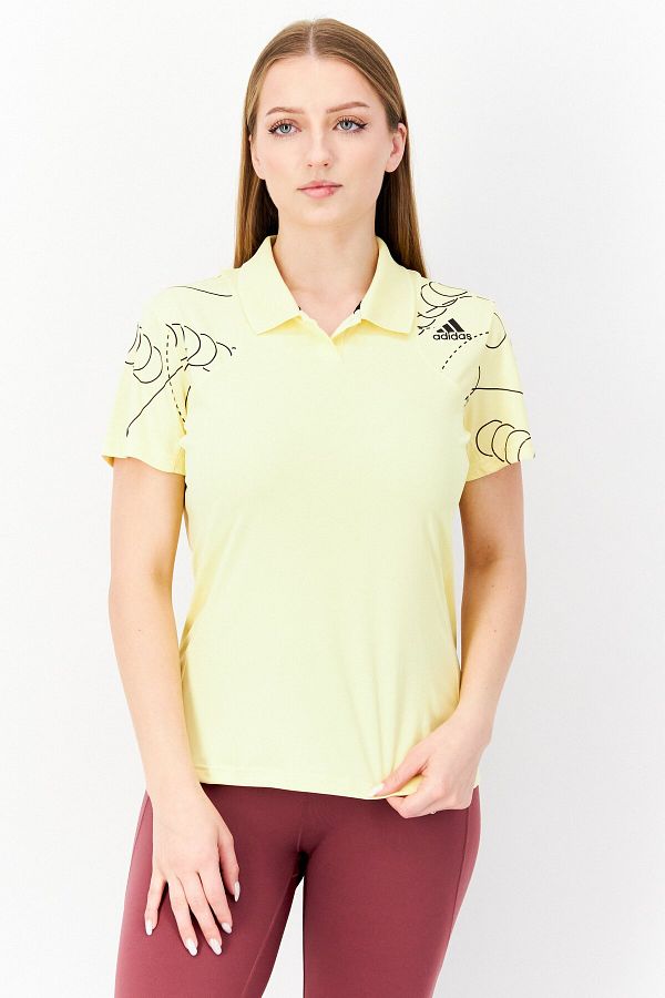 Yellow adidas polo shirt outlet