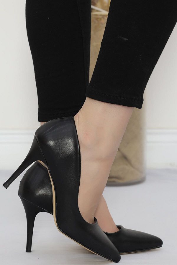 Black multicolor heels clearance