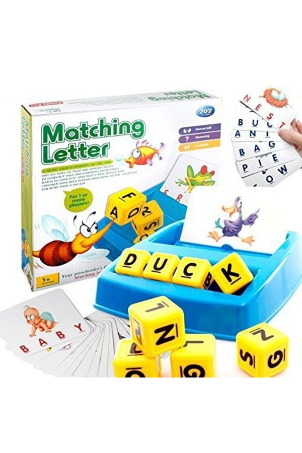 Esmay-707-18 Matching Letter Matching Game Learning English Words 1