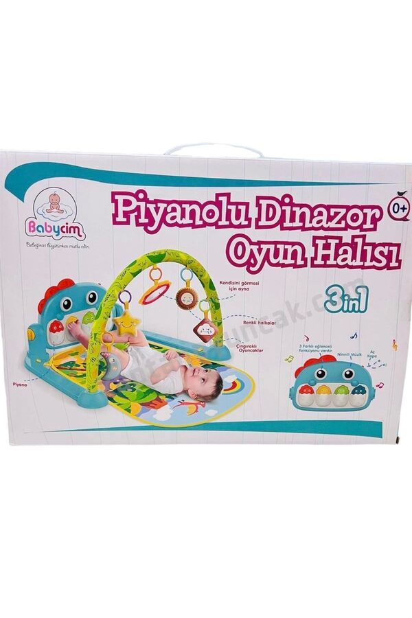 gnsstore PİYANOLU DİNOZOR OYUN HALISI