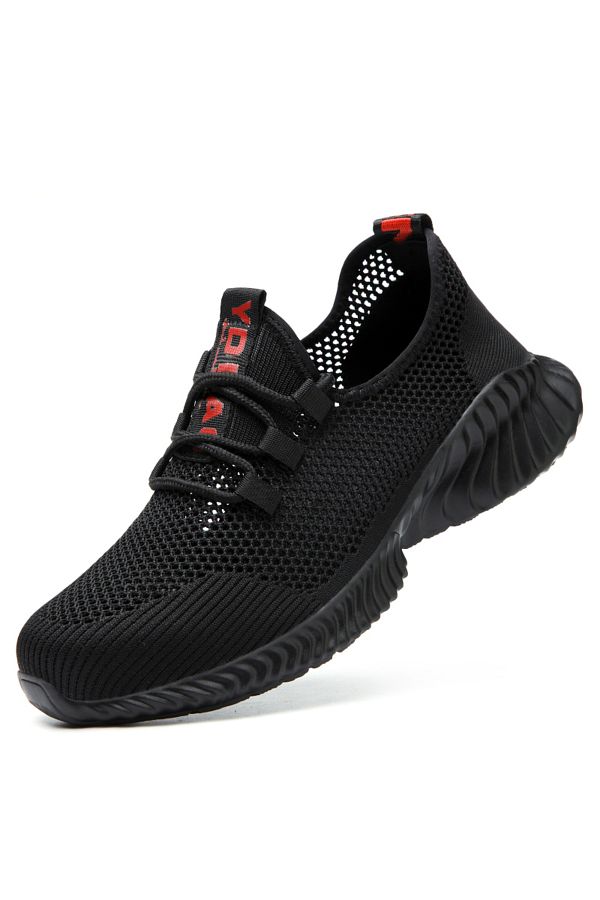 Choice Breathable Men Work Shoes Summer Safety Shoes Lightweight Protective Sneakers Safety Steel Toe Sh. Trendyol