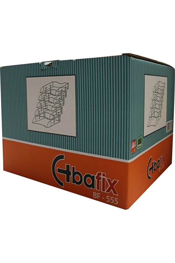 Bafix Document Rack Movable Plastic 5-Piece Transparent Movable ...