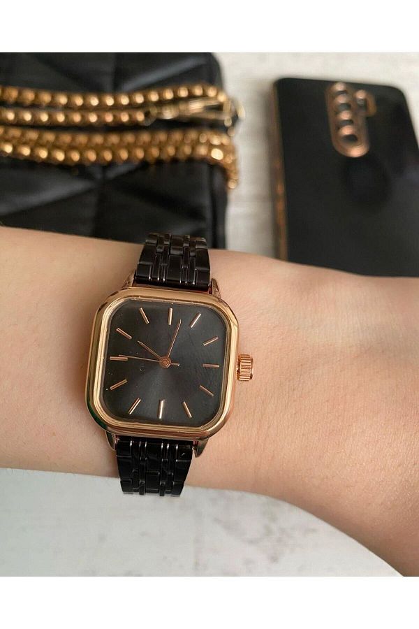 Spectrum-Minimal Square Dial Steel Cord Retro Women's Wristwatch 1