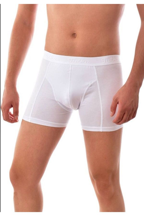 Tutku White 2 Piece Boxers 94 Cotton 6 Licra Men Trendyol