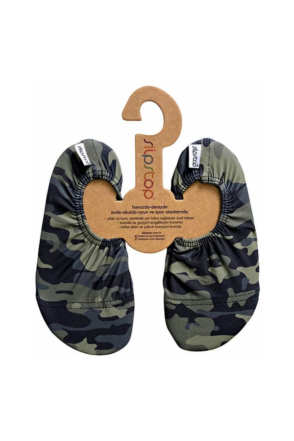 SLIPSTOP-Army Junior Kids Casual Sea Shoes Ss18120179 1