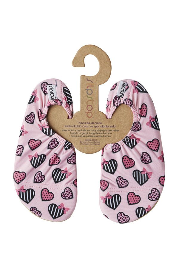 SLIPSTOP-Fancy Pink Children's Sea Shoes 1