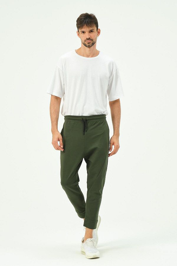 C&City-Herren-Jogginghose mit lockerer Passform 784 Khaki 1
