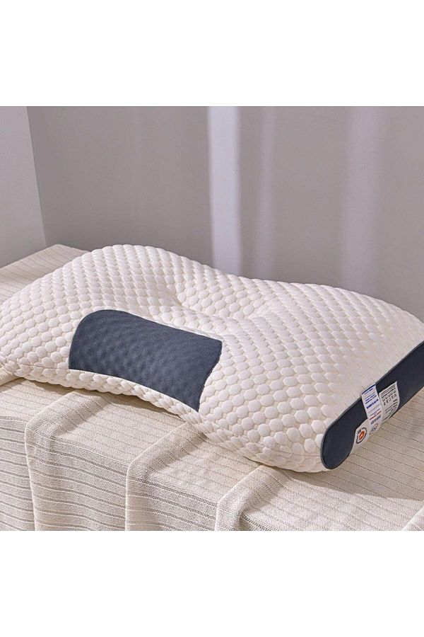 DubaiGallery-Memory Foam Pillow for Neck Pain, Soft and Non Collapsing Core Protects The Cervical Spine and Sleep 1