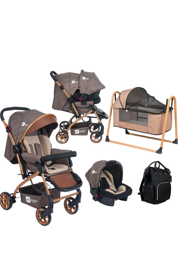 Mimma Baby Artemis Çift Yönlü Bebek Arabası Puset Beşik Çanta Uygun Set