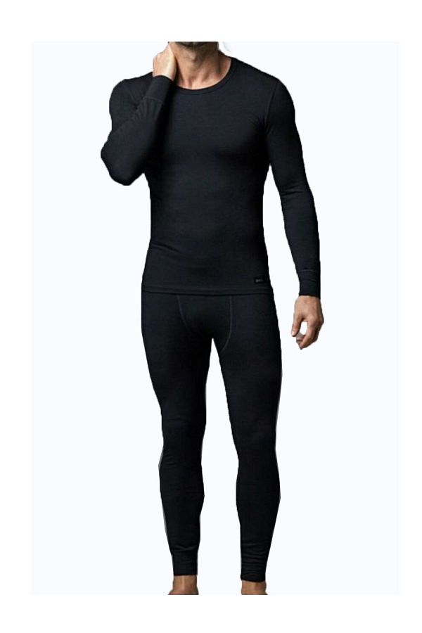 Tutku-Men's Thermal Underwear Undershirt Top and Bottom Undershirt Set 1