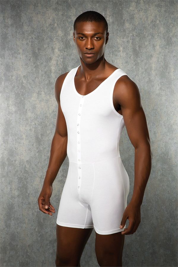 Doreanse-Ανδρικό Modal Snap Fastener Wide Collar Regular Leg Body 5002 1