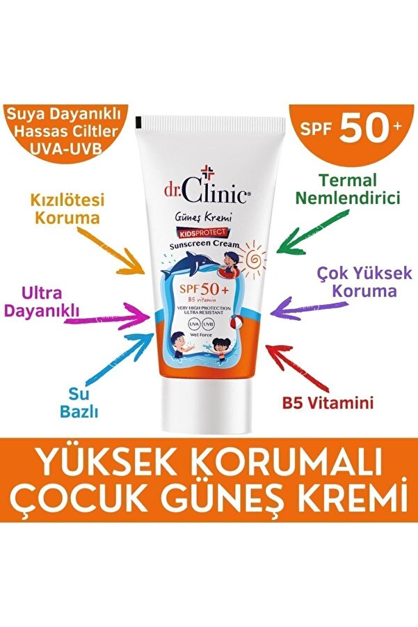 Dr. Clinic Güneş Koruyucu Çocuk Kremi Spf 50 50ml