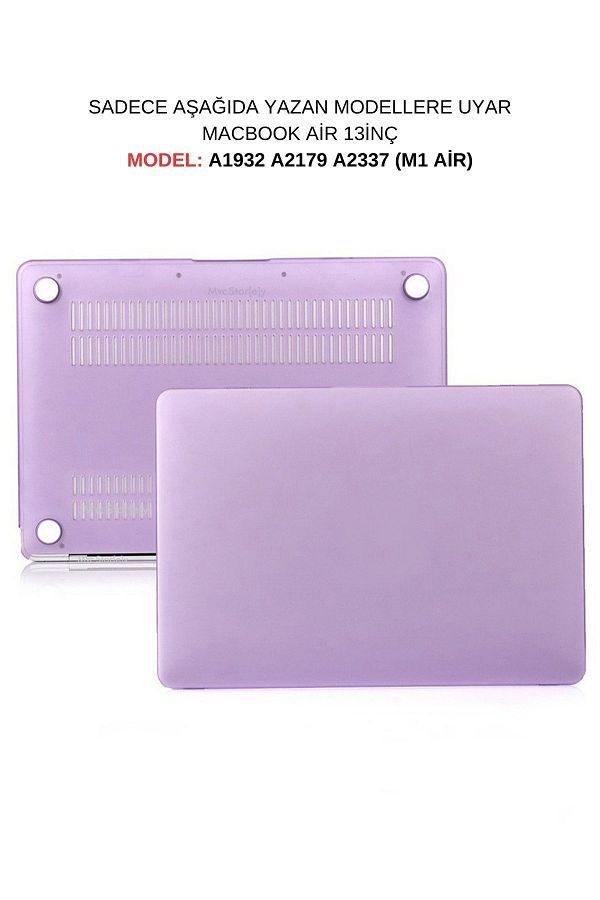 Mcstorey-حافظة MacBook Air M1 مقاس 13.3 بوصة غير لامعة - متوافقة مع TouchID (A2337 A2179 A1932) (2018-2020) 1