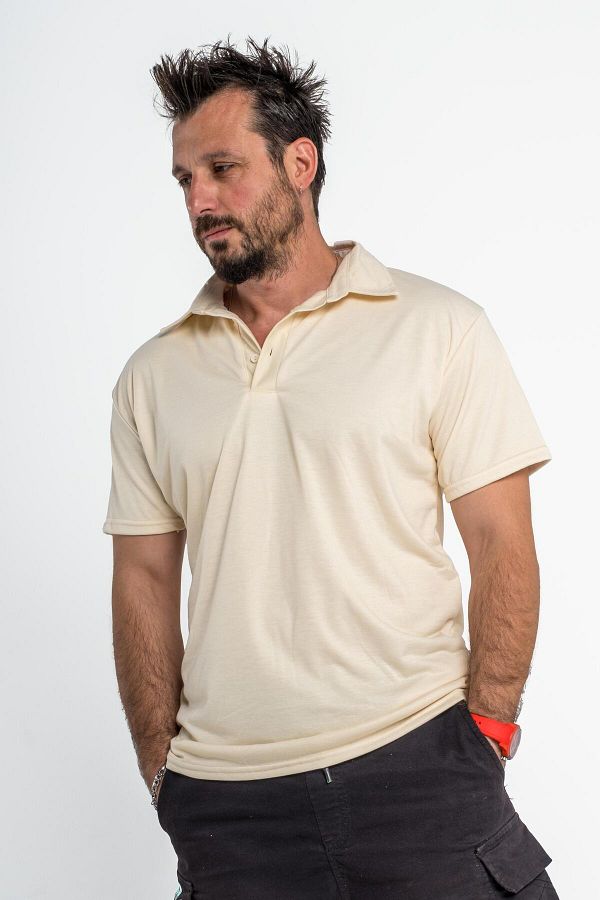 MAXI DRY Men s Polo Collar T shirt Excessive Perspiration Wetness Leak Proof Double Layer Trendyol