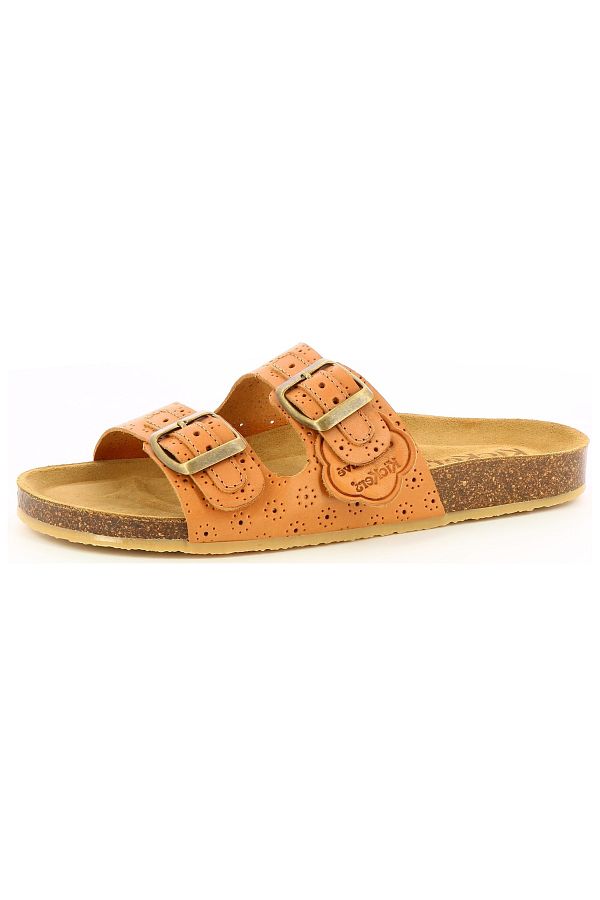 Kickers Slippers Brown Flat