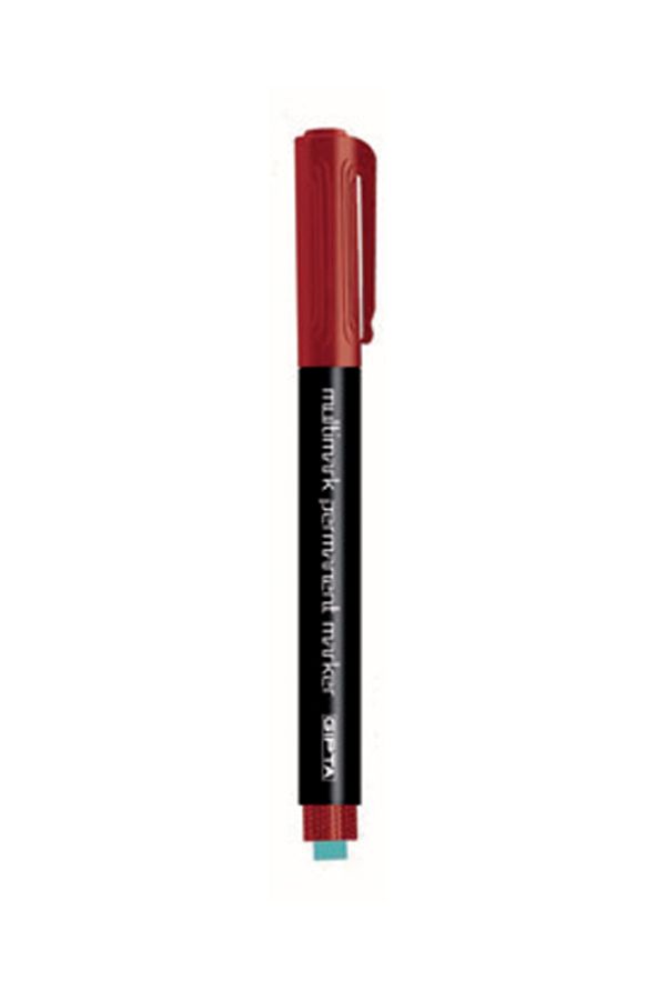 Gıpta-Red Acetate Permanent Marker - S Series F 154200   (Pack of 12) 1