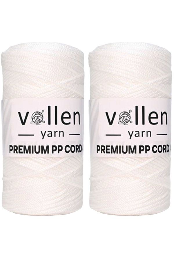 vollen yarn-400 Gr Polyester Macrame Thread, 2mm Set of 2, Macrame Thread, Supla Thread, Bag Thread, 460 Meters 1
