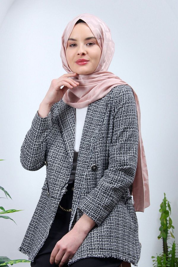 m moon scarf High Quality Waterway Pattern Silky Jacquard