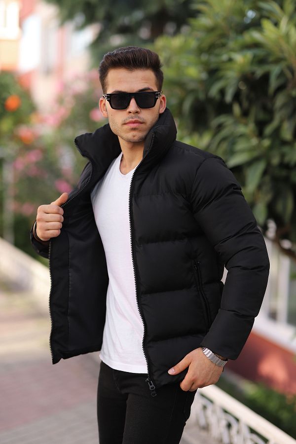 Stand collar winter jacket online
