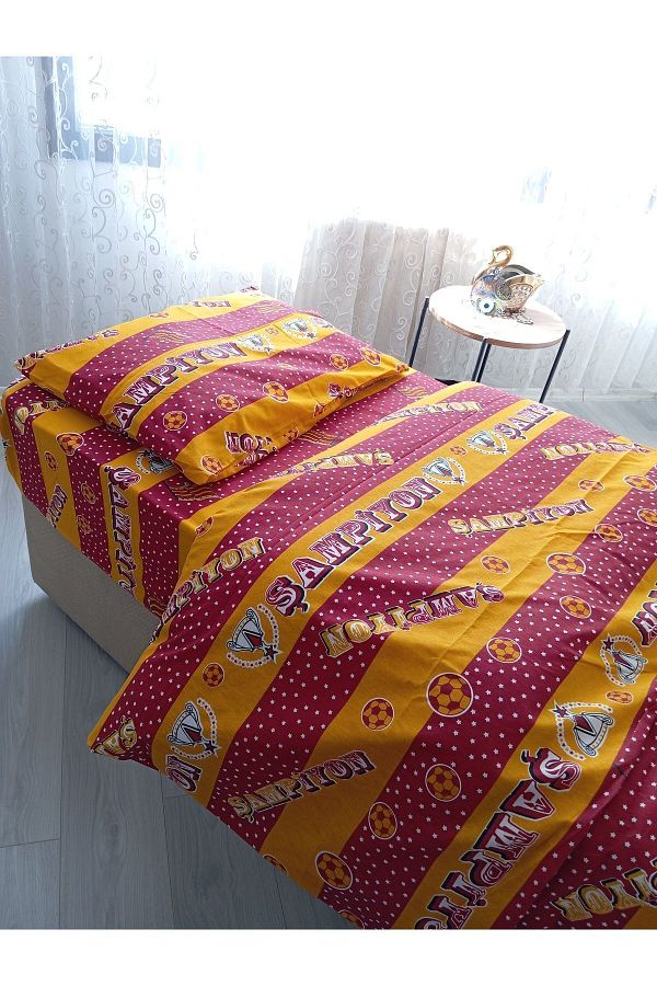 Home-Nirvana Home - Single Fan Patterned Bedding Set 1