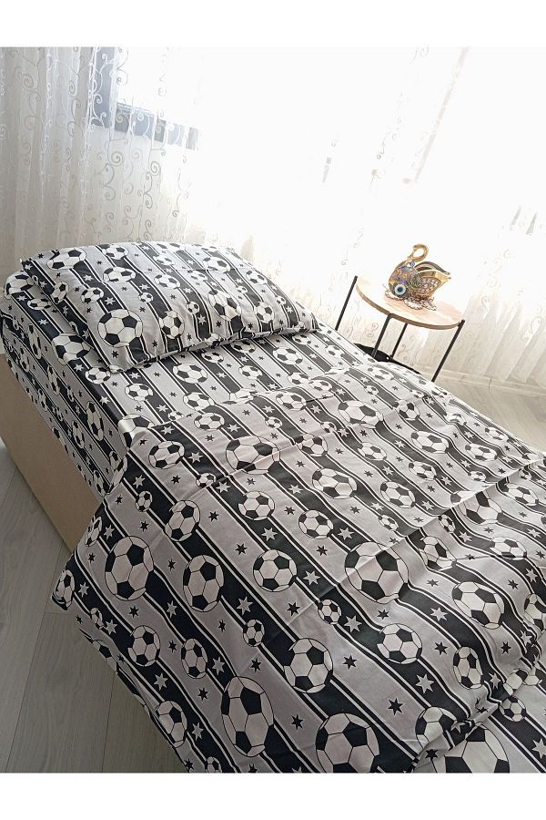 Home-Nirvana Home - Single Fan Patterned Bedding Set 1