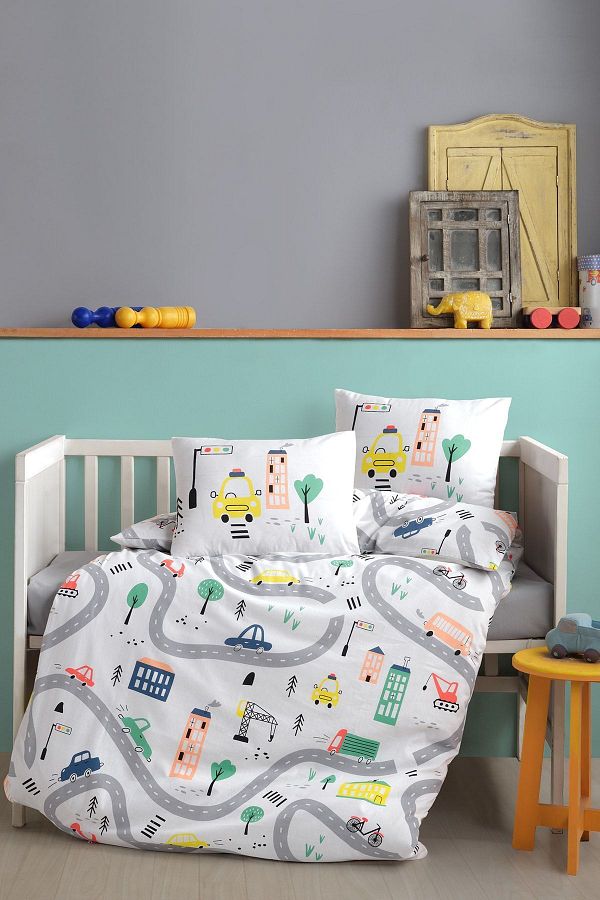 Cote Blanc Route 100 Cotton Baby Bedding Set