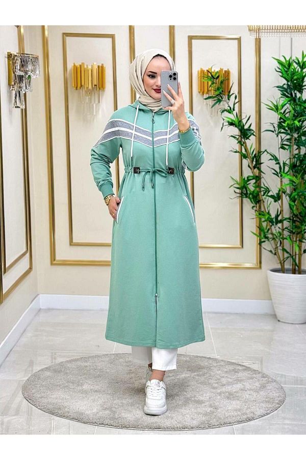 Tebrikler tekstil new season women s summer spring cotton top with hoodie model A0276 Trendyol