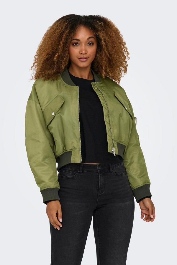 Only 15308545 Onlsvea B Short Bomber Jacket Cc Otw Ss Women s Coat Trendyol