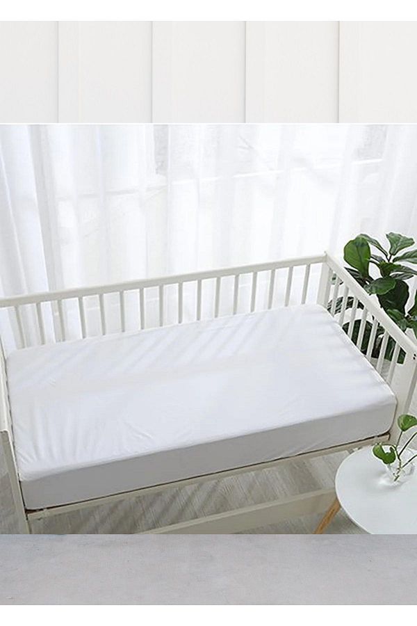 H zl Ceyiz 100 Cotton Liquid Proof Baby And Children Bed Protector Mattress Park Crib Bed Protector Mattress Trendyol