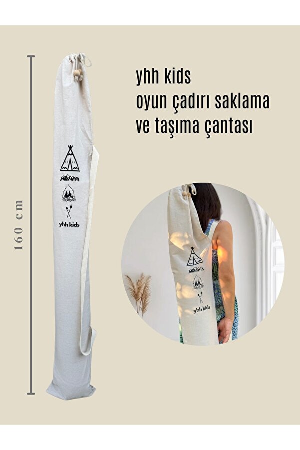 YHH Kids Oyun Çadırı Çantası Saklama ve Taşıma Çantası 160cm