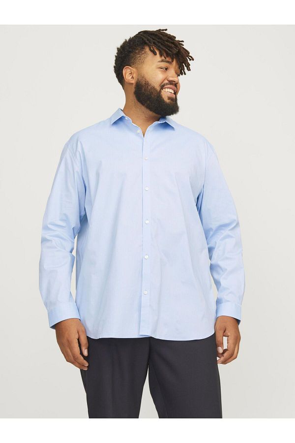 Jack & Jones Plus-Hemd Plus Locker Geschnittenes Hemd 1