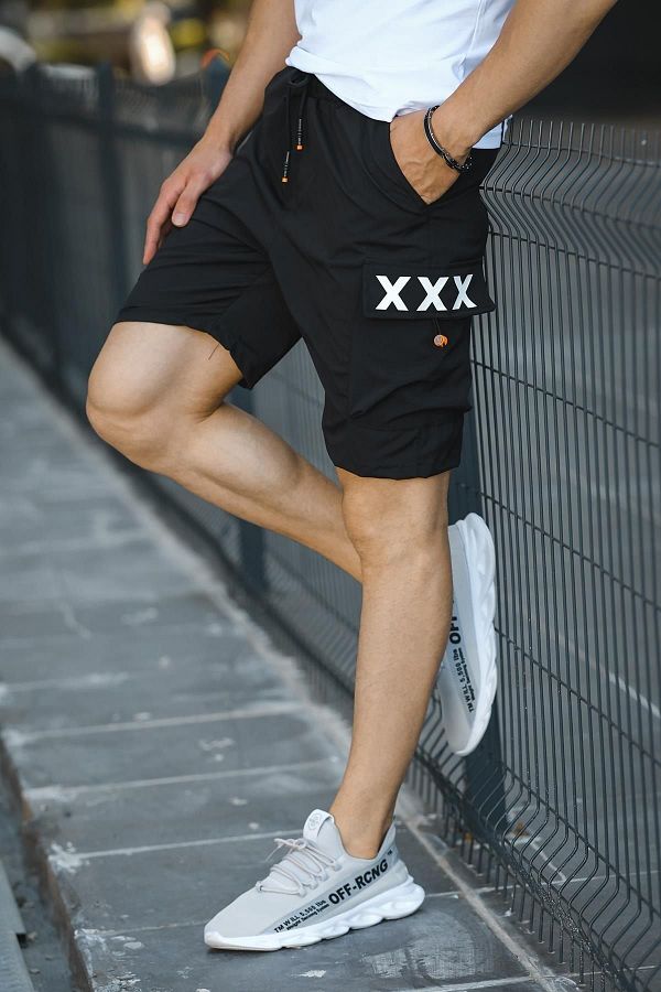 Matte grey shorts online
