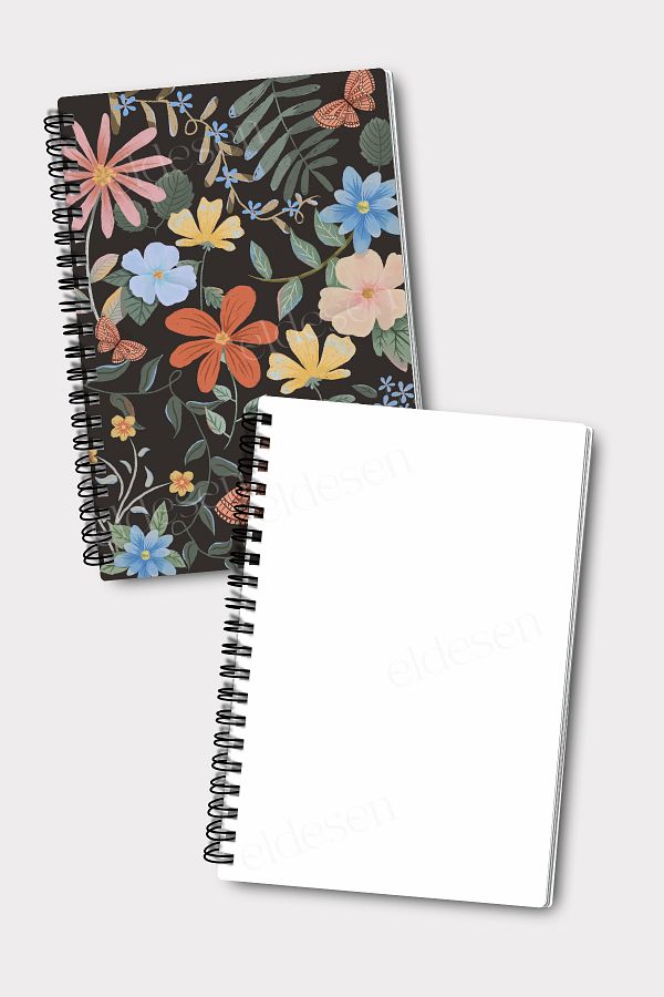 Eldesen Tasarım-A5 Size 2-Piece Unlined Notebook Set - 50 Sheets and 100 Sheets 1
