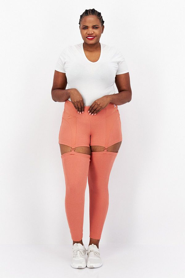 Adidas Women Plus Size Running Leggings Brown Trendyol