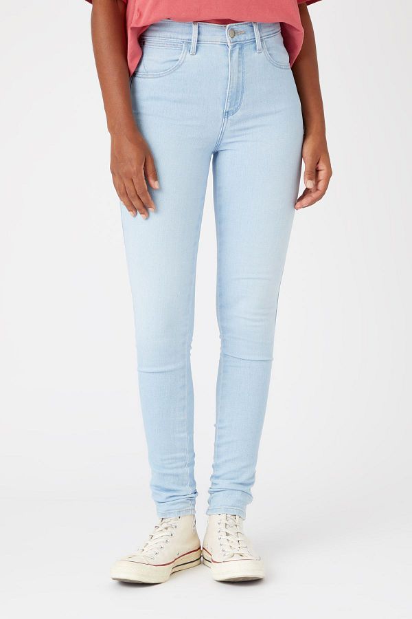 WRANGLER-Wysoki stan ElastycznySkinnyFitDenimJeans - Jeansy 1
