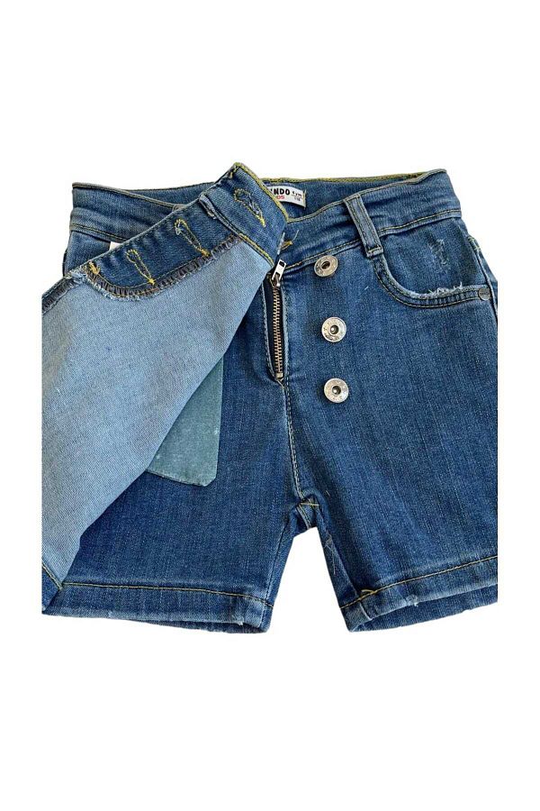 R NDO Girl s Denim Jean Shorts Skirt Comfortable and Stylish Trendyol