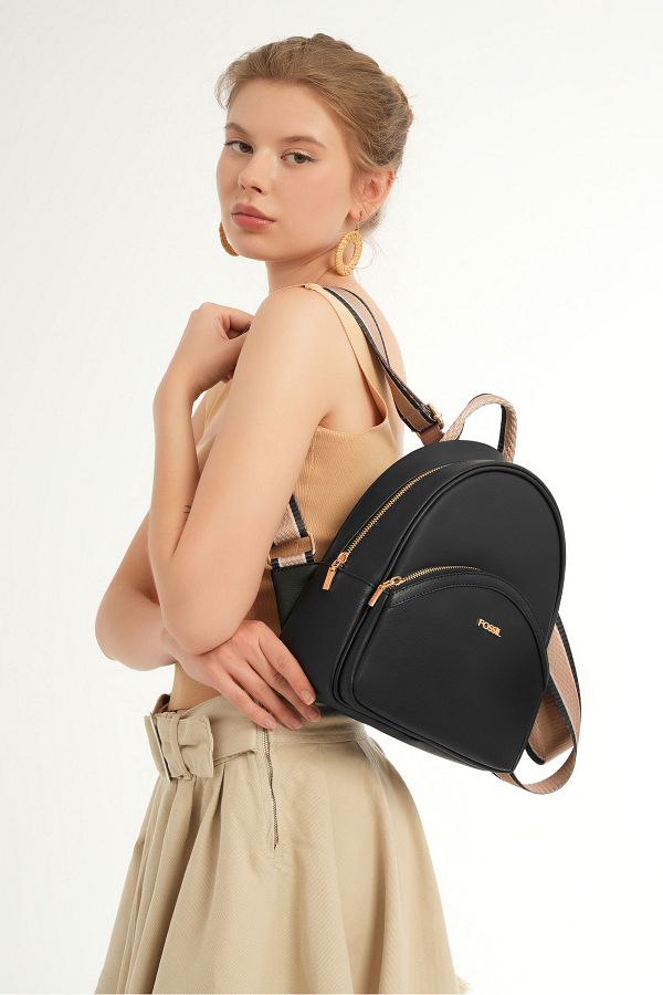 Fossil black backpack hot sale