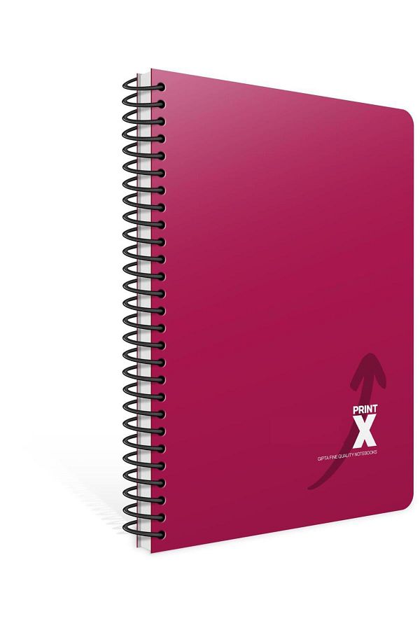 Gıpta-Print-X Plastic Notepad with Spiral - 17X24Cm, 160 Sheets, 4+1 Checkers 1