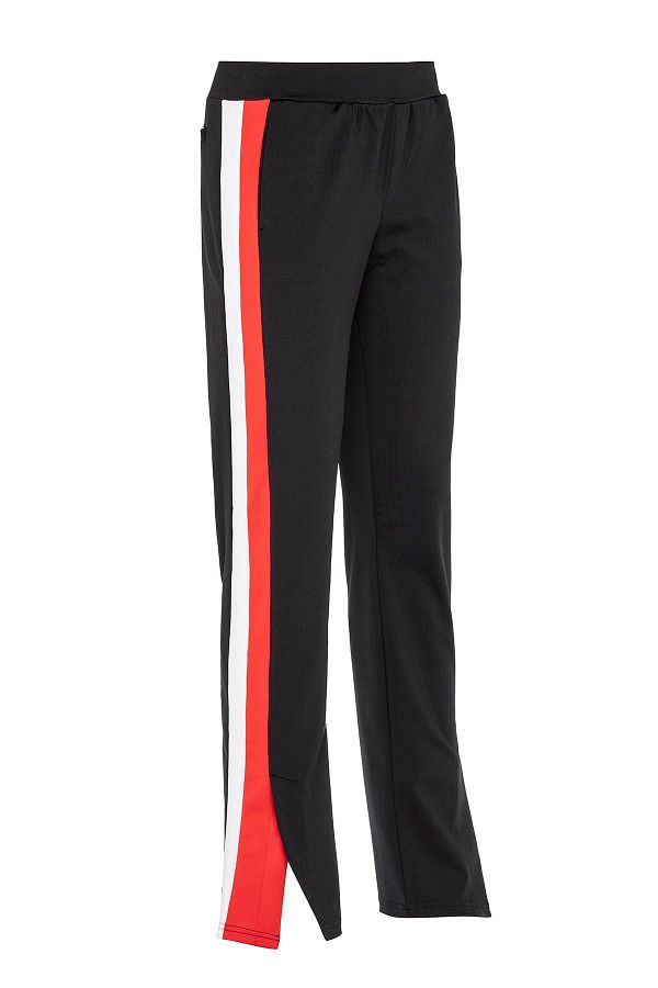 fsm1453 Women s Lycra Tracksuit Bottom with Side Stripe Detail Front Pocket Leg Slit Detail 4913 Trendyol