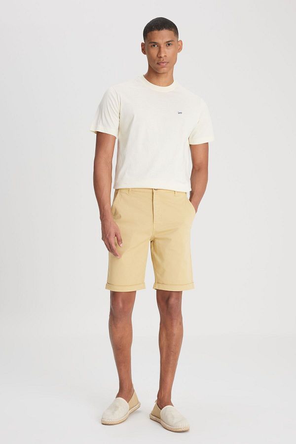 Lee-Velbloudí šortky Regular Fit Regular Cut Normal Pas 1