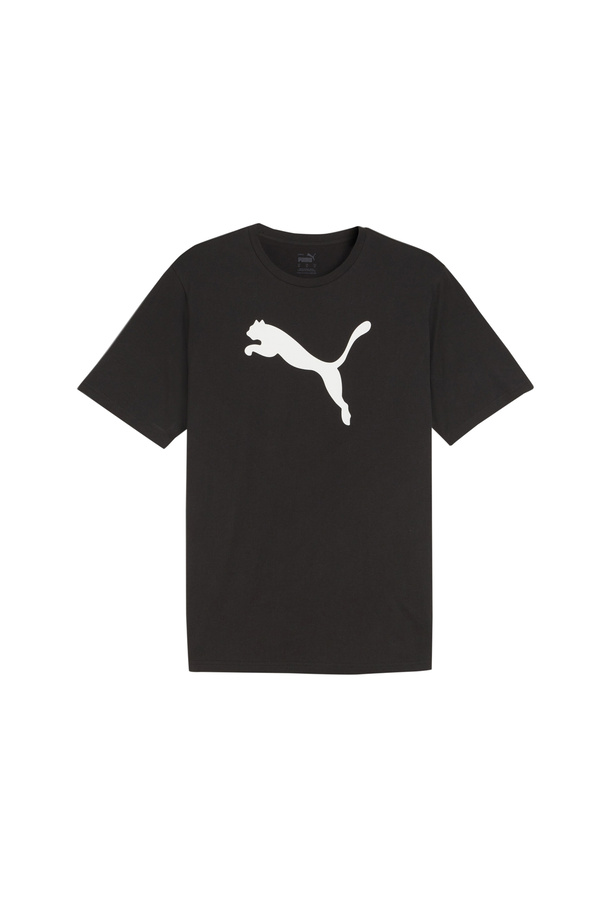 Puma-Ανδρικό βαμβακερό μπλουζάκι με λογότυπο Teamrise 65870503   - Μαύρο 1