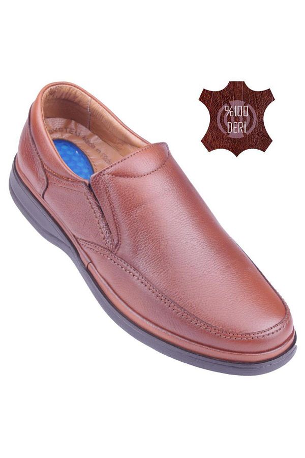 DETECTOR-Orthopedic Genuine Leather Men's Classic Shoes - Şm2093s 1