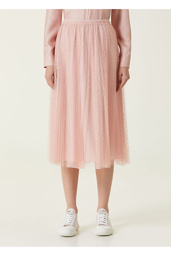 Red valentino polka dot tulle skirt discount