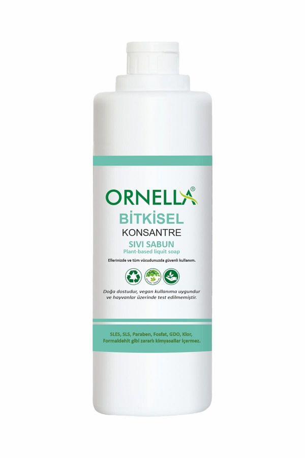 ORNELLA-صابون سائل عشبي، منظف لليدين، نعومة إضافية، غير مزعج، صابون طبيعي غير جاف 750 مل 1