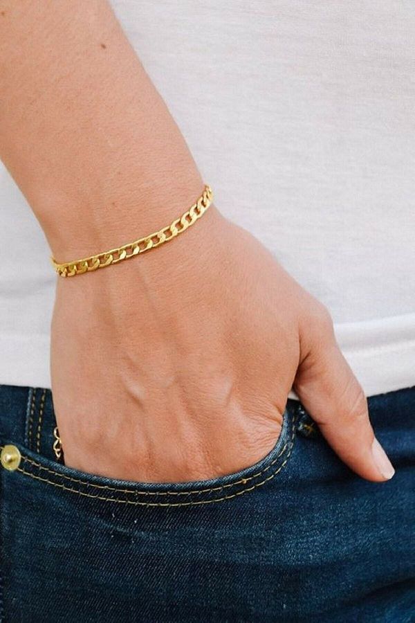 Jeans bracelet gold deals