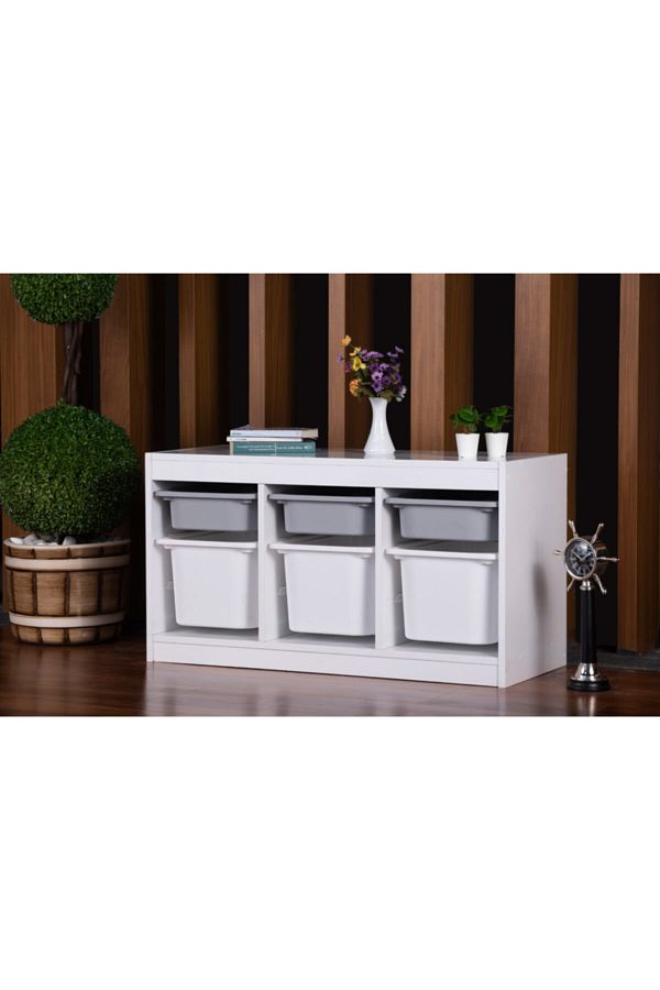 Vip Home-Trofast Decorative Storage Unit - Multi-Purpose Storage Cabinet Vps-03 1