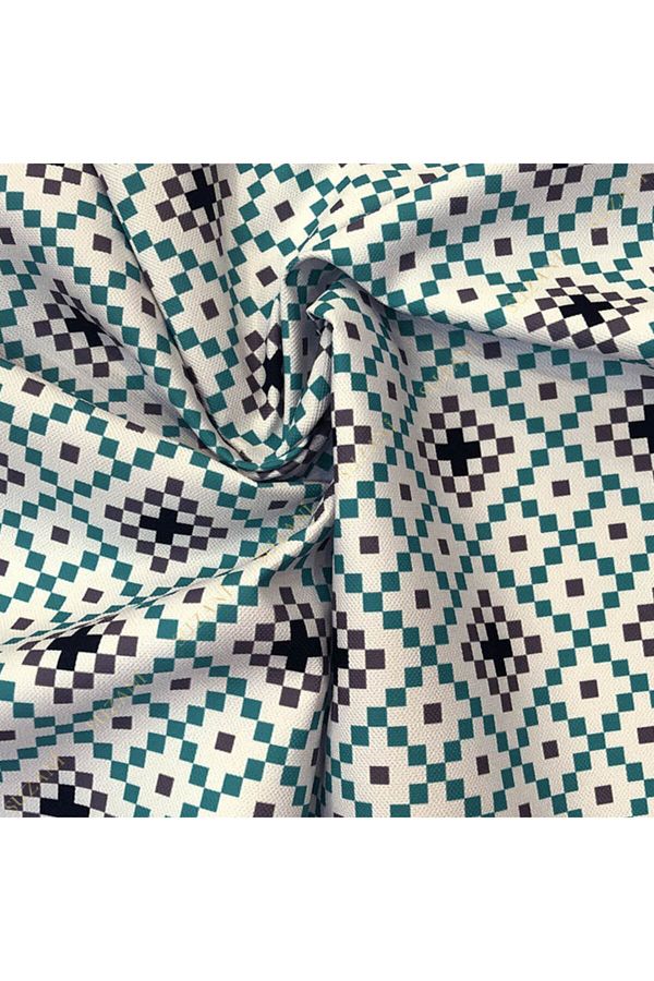 SUZANİ-Stylized Winter Patterned Digital Printed Fabric Kms-0912 1