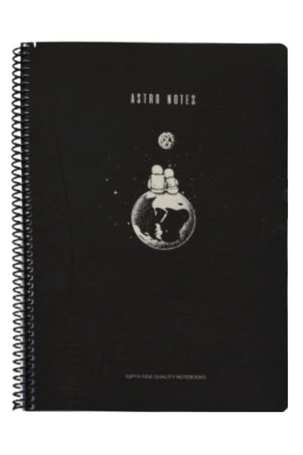 Gıpta-A4 80 Sheets Spiral Checked Notebook – Astronaut Double 1