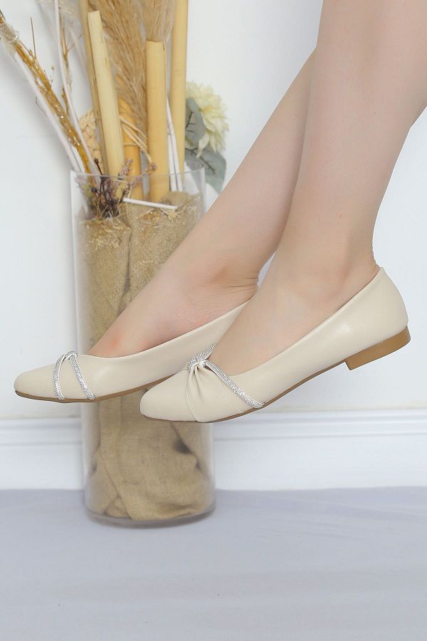 BilfolD Nude Ballerina Shoes Trendyol