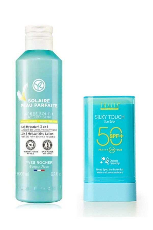 Yves Rocher-Sunscreen 50 SPF Set - 3 in 1 and Stick Body Lotion 1